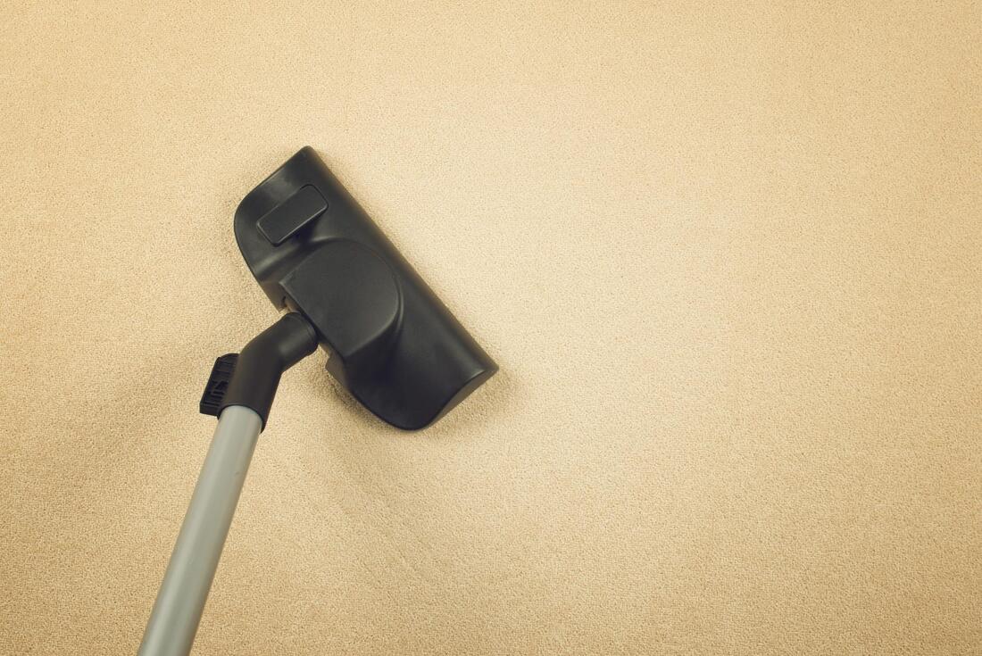 cleaning of the carpet